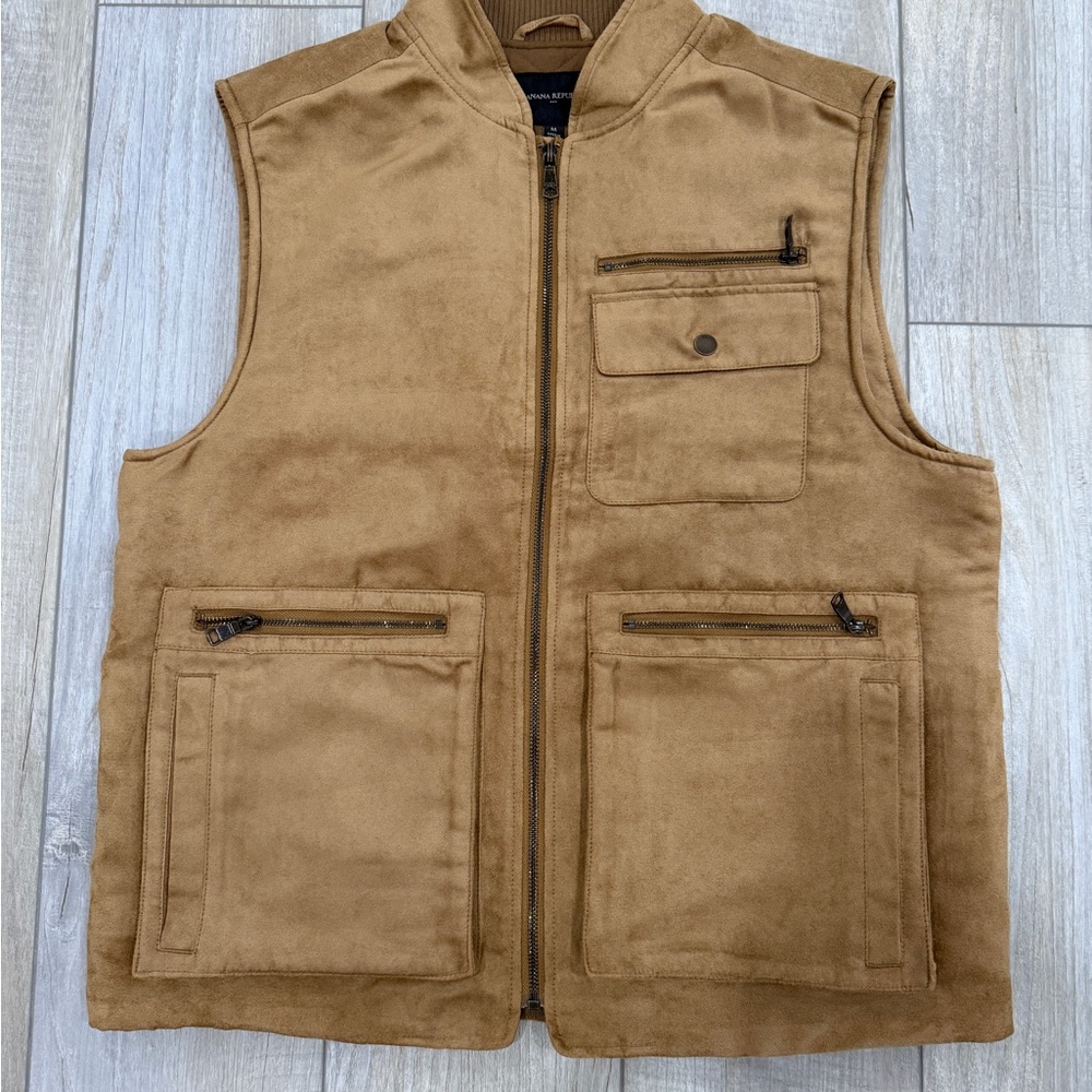 Banana Republic Men's Brown Utility Vest